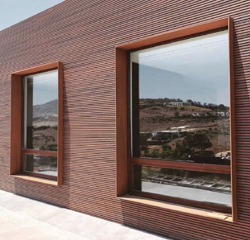 Revestimientos para fachada con madera sintética galería